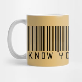 Know Your Worth Barcode Mug